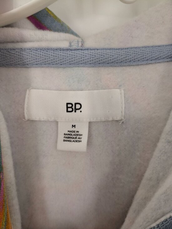 Psychedelic Swirl Hoodie Colorful Abstract Streetwear Y2K Festival Artsy Size M - Picture 10 of 11